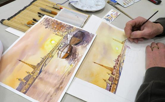 aquarelle adulte