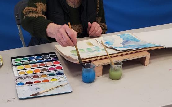 aquarelle adulte polyedre seynod