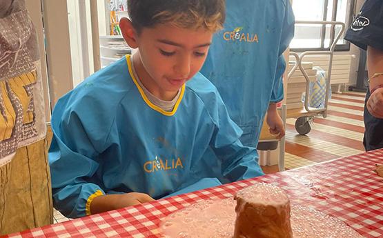 expérience scientifique enfant polyedre seynod