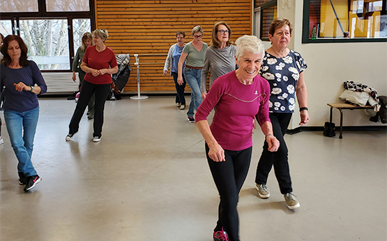 groupe adulte danse en ligne polyèdre seynod annecy