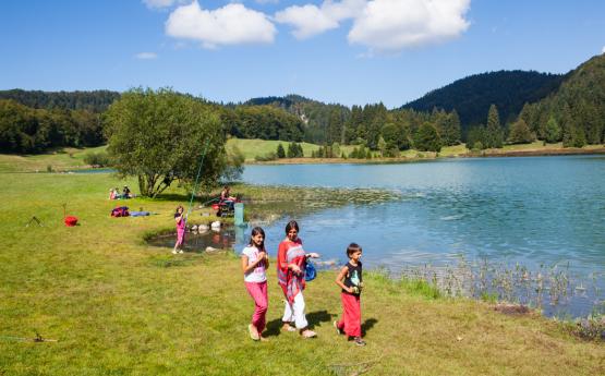 sortie famille dinoplagne et lac genin polyèdre seynod annecy