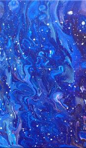 peintures abstraites du cosmos sophie maffard