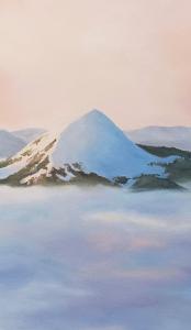 le môle au dessus des nuages peinture pauline glain polyèdre seynod annecy