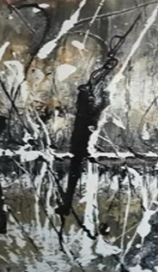 exposition peintures abstraites Bérangère Salome polyèdre seynod annecy