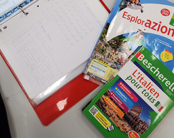 cahier d'italien cours polyèdre seynod annecy