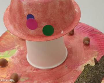 champignon en matériaux recyclés polyèdre seynod annecy